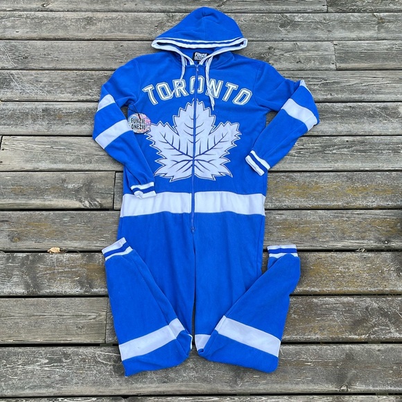 NWT Funzie Onezie Toronto Maple Leafs NHL Onesie - Picture 1 of 9